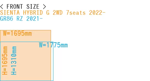 #SIENTA HYBRID G 2WD 7seats 2022- + GR86 RZ 2021-